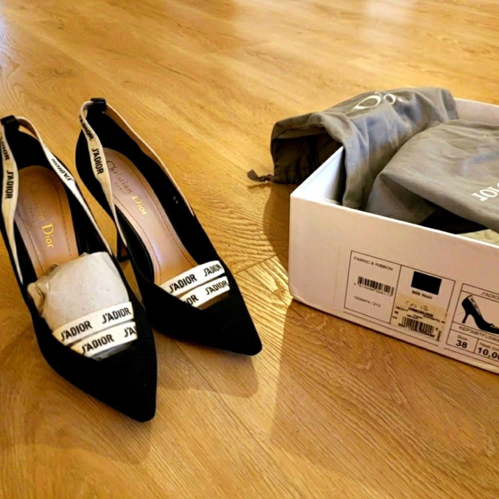Dior J'ADIOR black pump 38